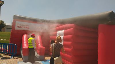 La 'Casa de Humo' aterriza en Alcorcón para enseñar a prevenir incendios