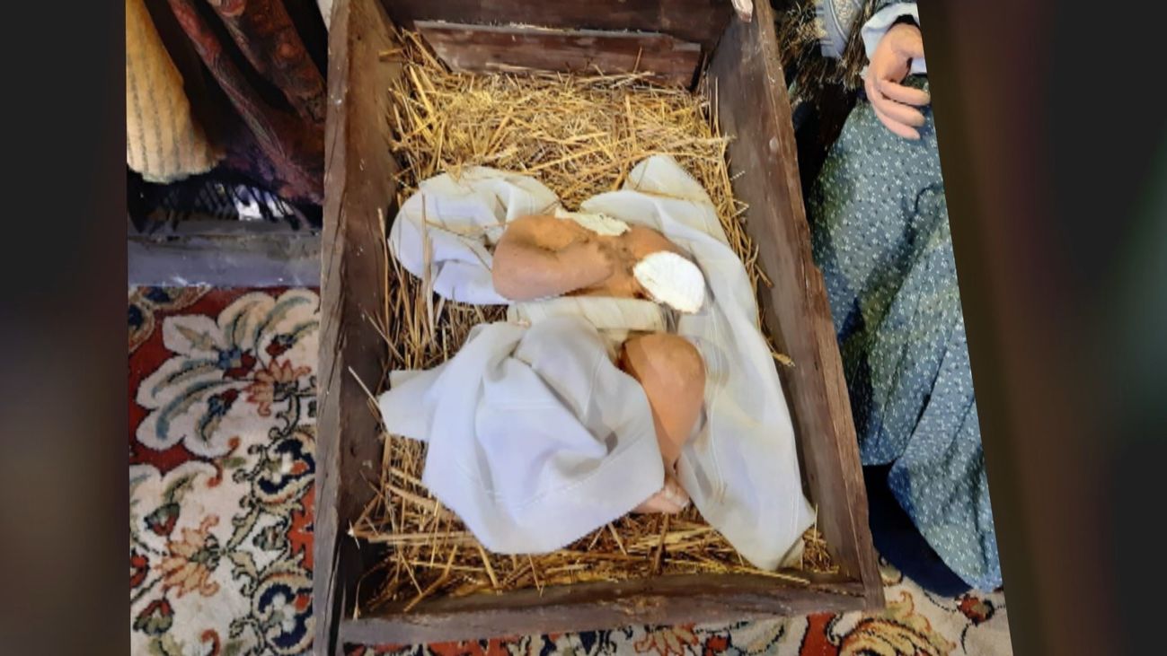 Decapitan la cabeza del niño Jesús del belén de San Lorenzo del Escorial