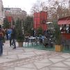 La renovada Plaza de España estrena mercadillo navideño y pista de hielo