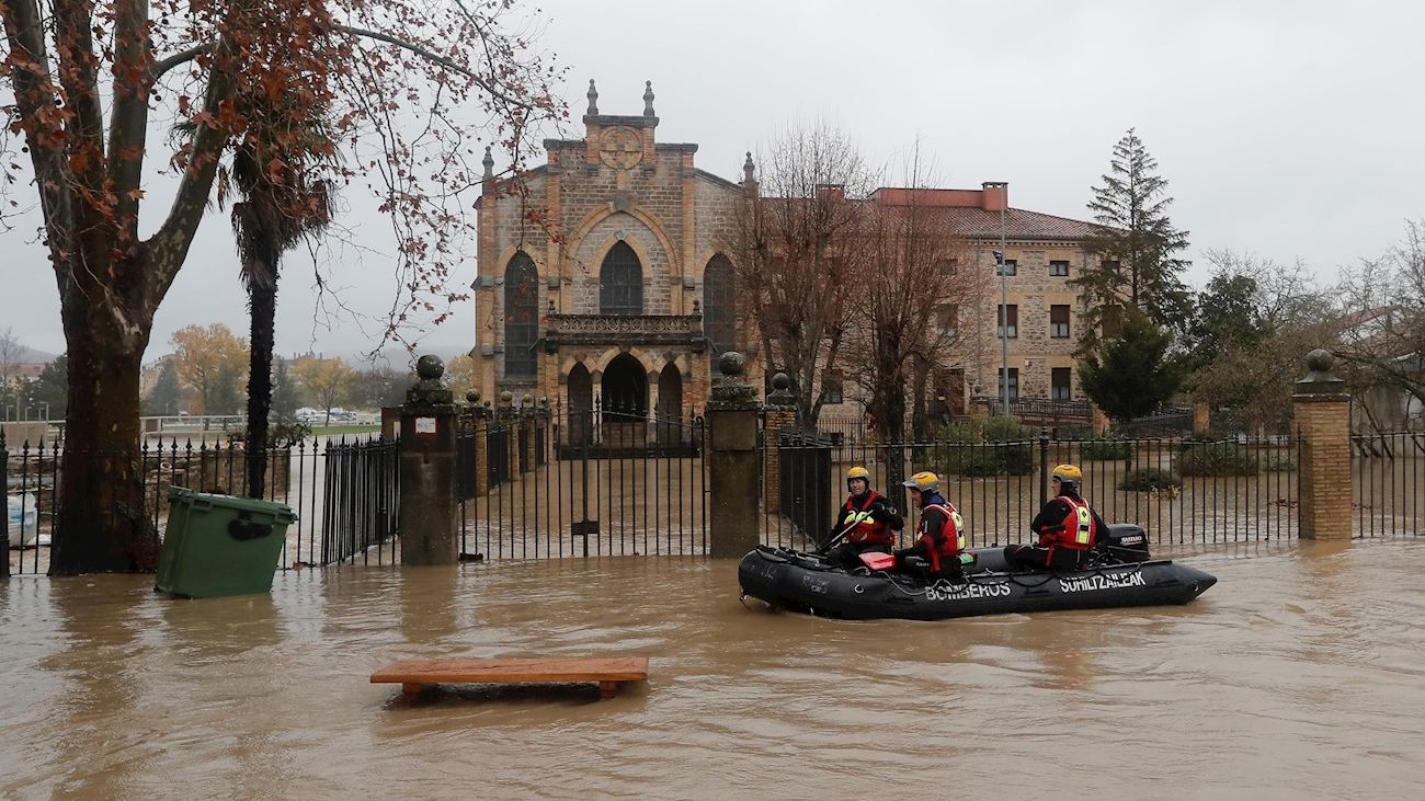Fallece una mujer en Navarra al derrumbarse su cobertizo por las lluvias torrenciales