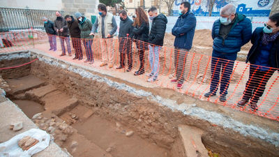 Vandalizan la excavación arqueológica de la plaza de los Santos Niños en Alcalá