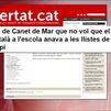 Una web independentista continúa los ataques a la familia de Canet que pidió estudiar en castellano