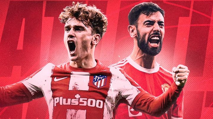 Griezmann ante el United / @ATLETI-