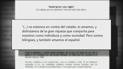 Los padres del niño de Canet: “Amamos el catalán y el español, no queremos ser héroes, solo padres”