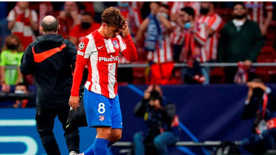 Griezmann sufre una lesión muscular y se perderá los partidos  de Sevilla y Granada