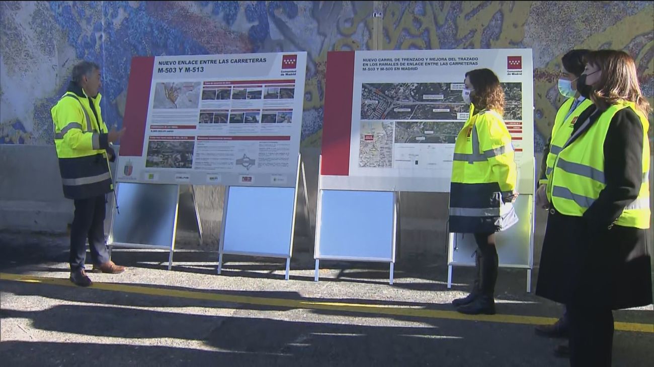 Inaugurada la conexión soterrada entre la M-503 y la M-513 que aliviará el tráfico en la zona noroeste