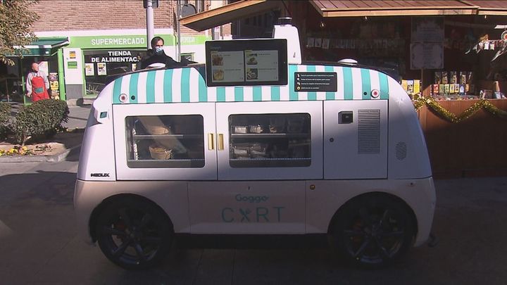 Las Rozas estrena el primer "food truck" autónomo