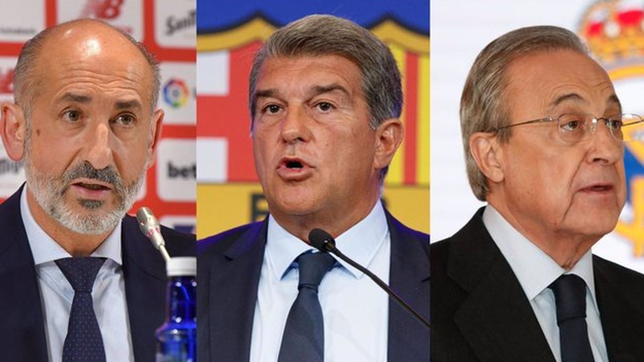 Presidentes del Athletic, Barcelona y Real Madrid