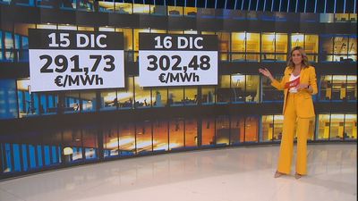 La luz romperá este jueves la barrera de los 300 euros con un segundo récord consecutivo