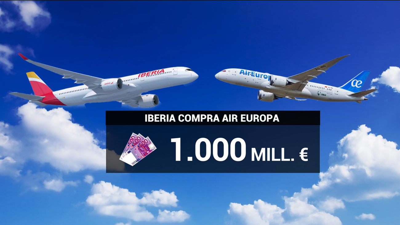 1.000 millones de euros fue la cifra que alcanzó IAG (Iberia) para comprar Air Europa