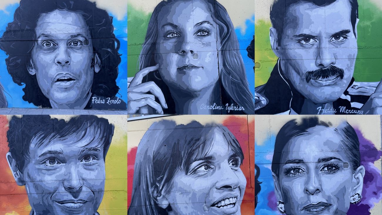‘Somos Diversidad’ , el nuevo mural LGTBi de San Sebastián de los Reyes