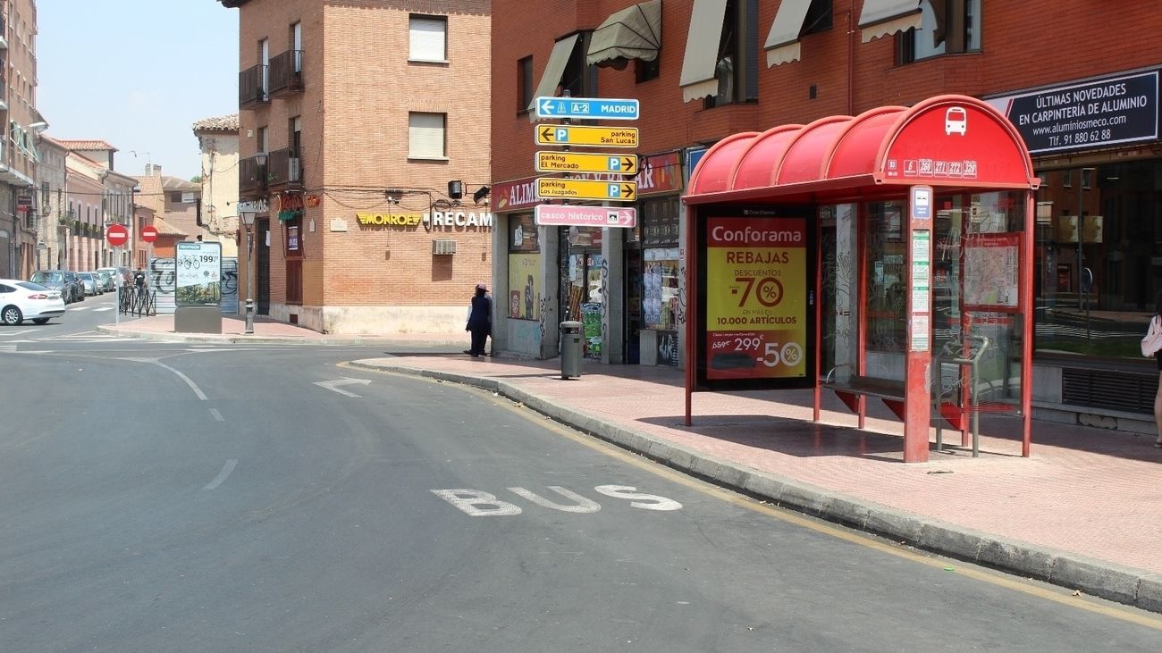 Parada de autobús de Alcalá de Henares
