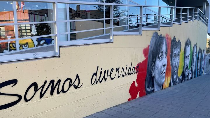 El mural en el Centro Joven Sanse / AYTO SAN SEBASTIÁN DE LOS REYES
