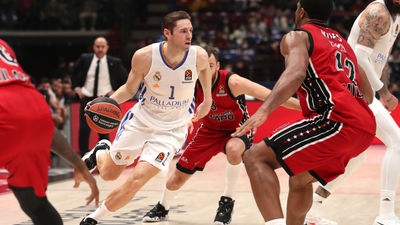 73-75. Causeur y los triples sostienen al Real Madrid en Milán