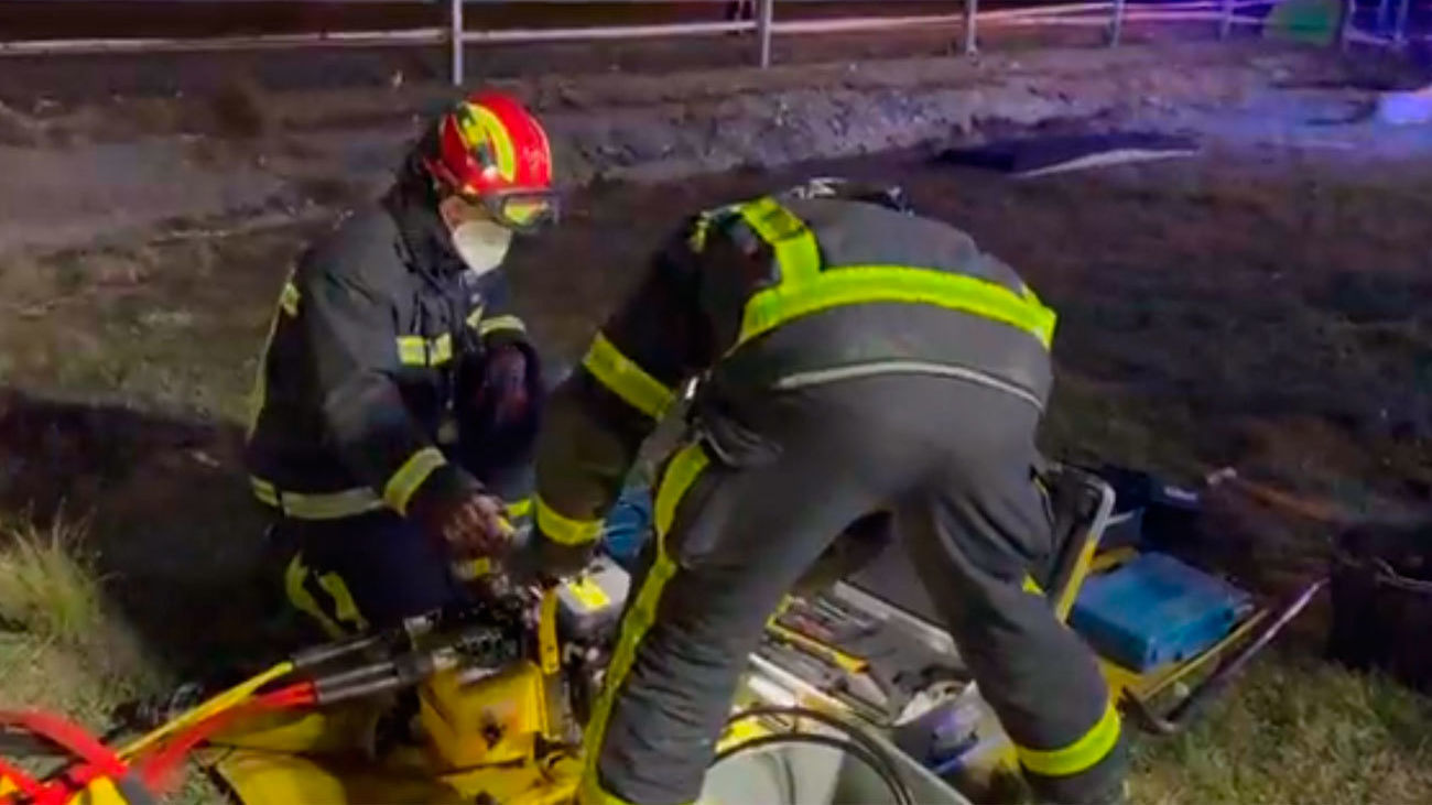 El conductor de un camión muere en un accidente en la A-3 en Fuentidueña