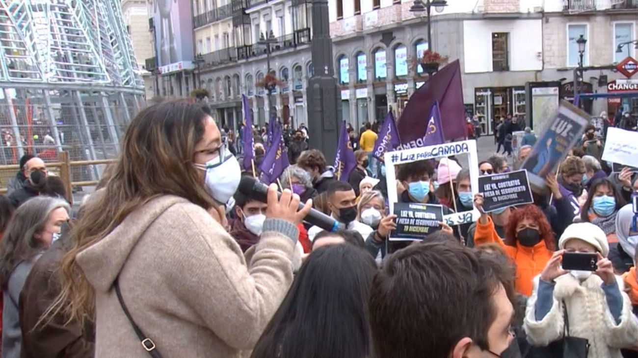 Afectados por cortes de luz en la Cañada Real vuelven a exigir a Ayuso y a Almeida una solución urgente