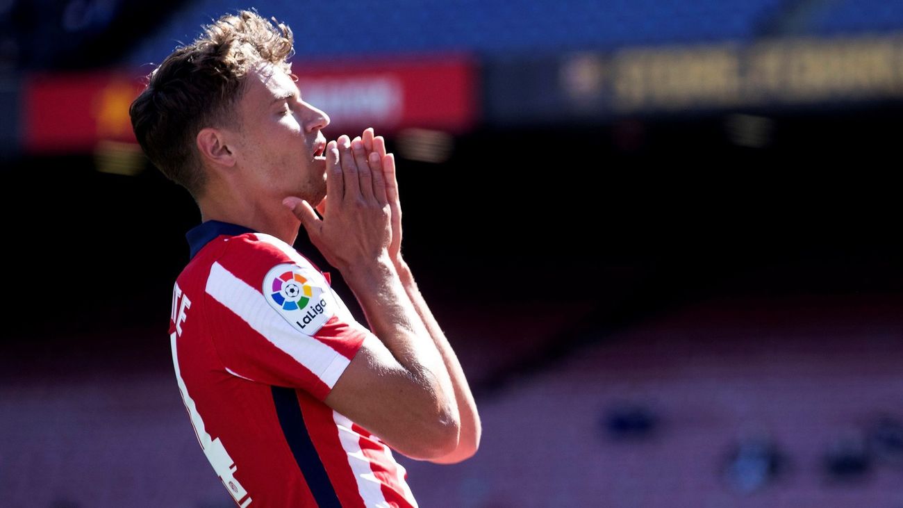 Marcos Llorente, al menos tres partidos de baja en el Atlético de Madrid
