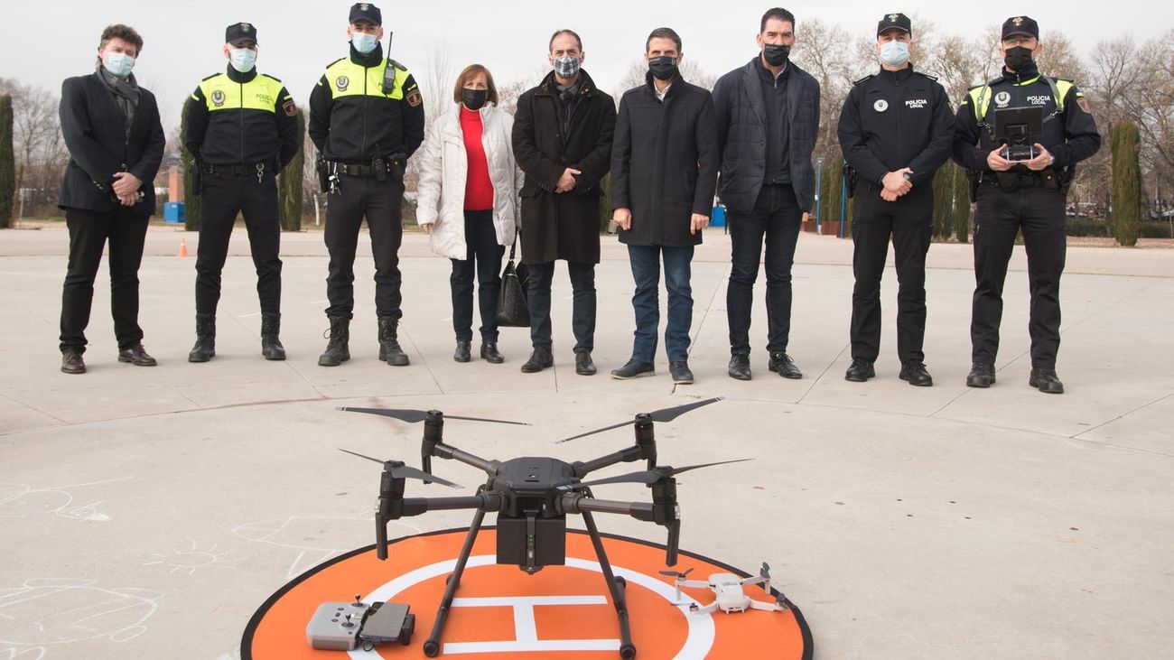 Drones de la Policía Local de Alcalá de Henares