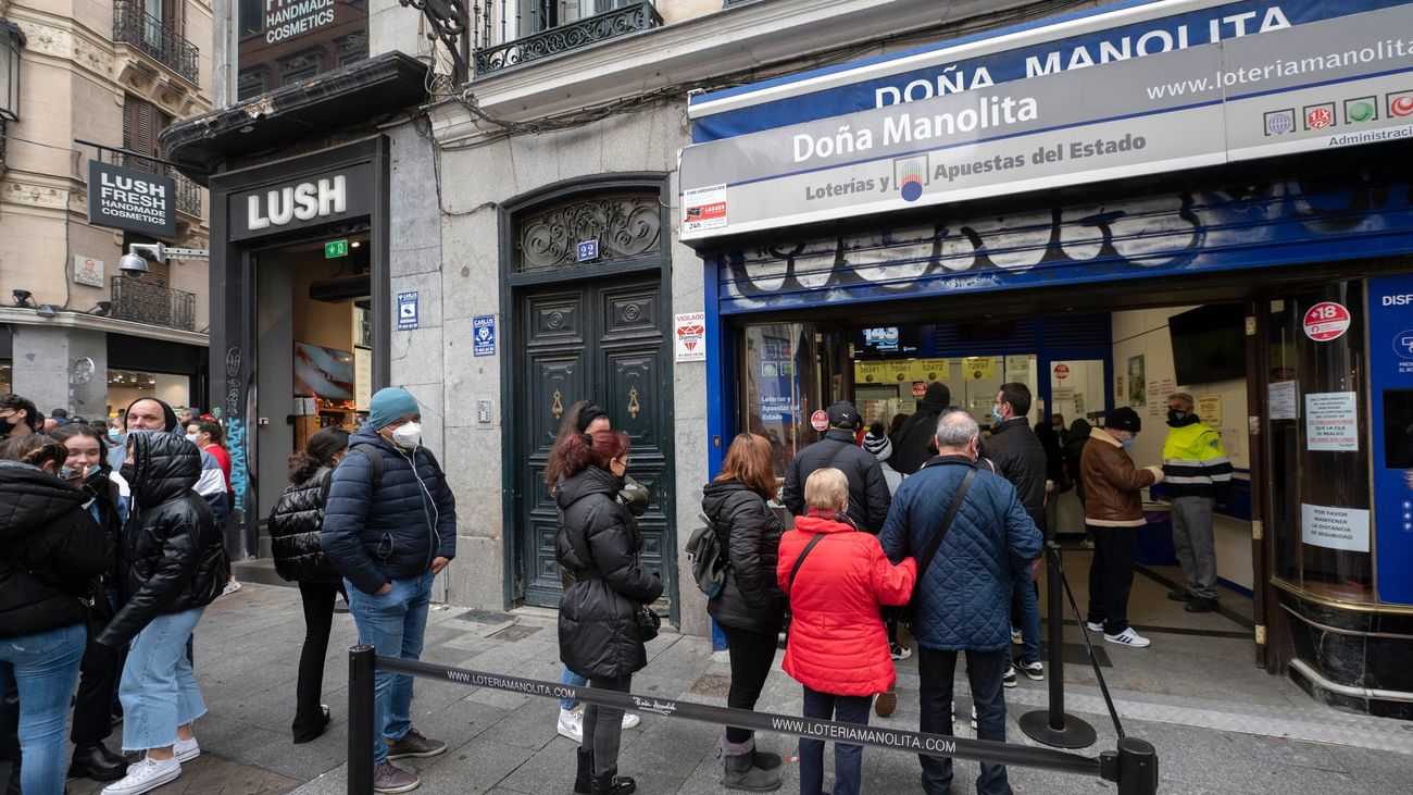 'Doña Manolita' agota todos los décimos para el Sorteo de la Lotería de Navidad