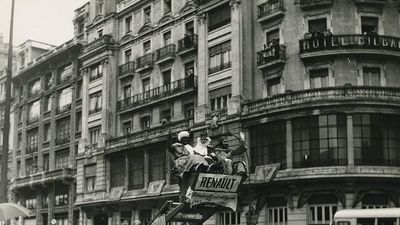 Los Reyes Magos llegaron a Madrid...en una excavadora