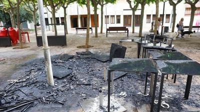 Detenido por quemar mobiliario de varias terrazas de restaurantes de Leganés