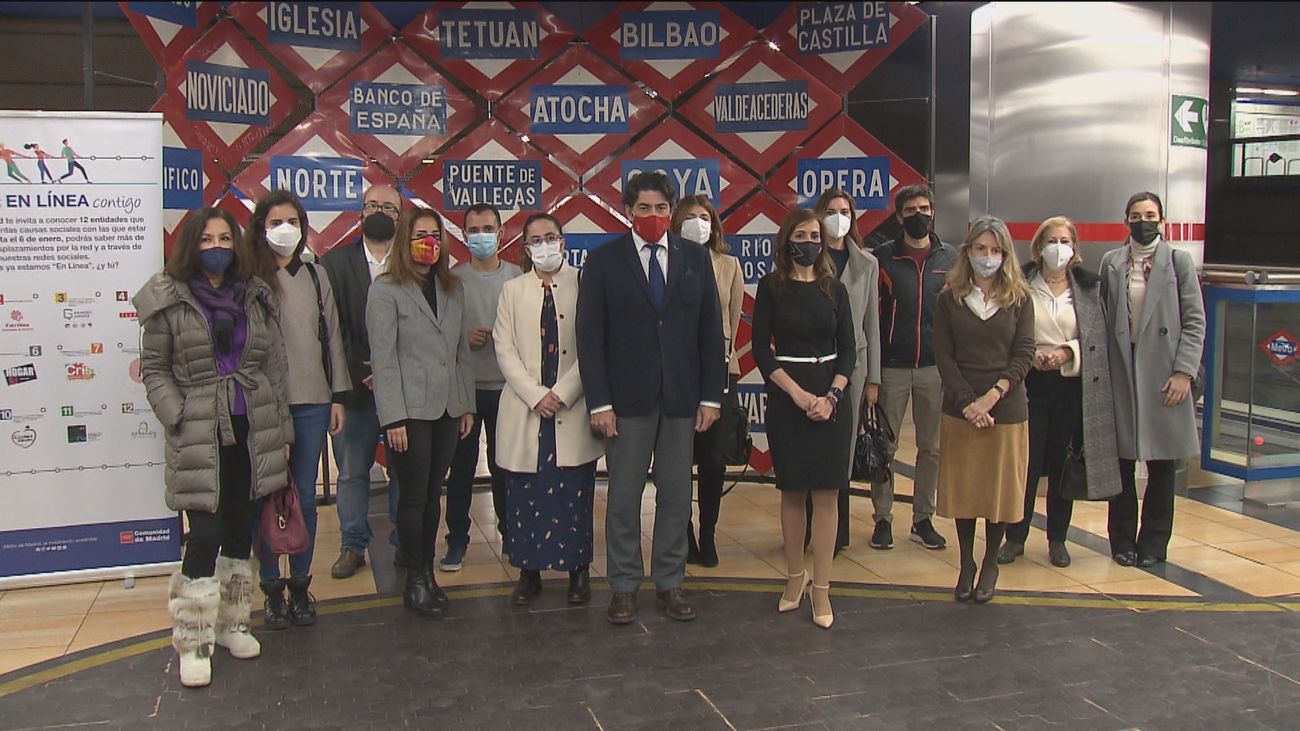 Comienza la campaña navideña de Metro de Madrid donde cada Línea apoya una causa solidaria