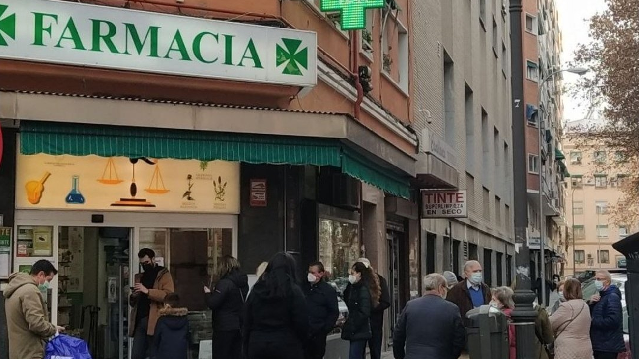 Los test gratis de antígenos en Madrid, prácticamente agotados el primer día