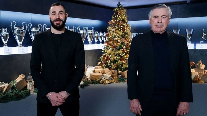Benzema y Ancelotti / REAL MADRID