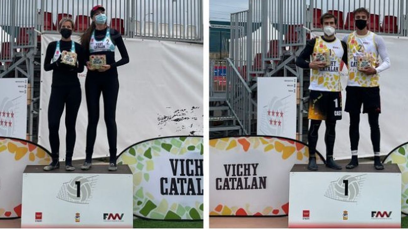 Matveeva-Esarte y Castro-Bernal, ganan el primer torneo del Circuito de Vóley Playa de Madrid