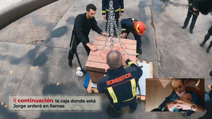 Jorge Blas y los bomberos / Telemadrid