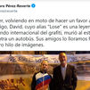 El grafitero 'Lose', amigo de Pérez-Reverte, es el motorista fallecido en el accidente de Villaverde
