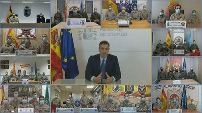 Pedro Sánchez agradece a los 9.221 militares en el extranjero su entrega y abnegación