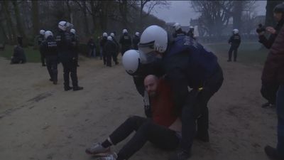Protestas en Bélgica por el cierre este domingo de cines, teatros y estadios a causa del Covid