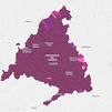 El mapa covid de Madrid: La incidencia alcanza los 1.859 casos, más del doble que hace una semana