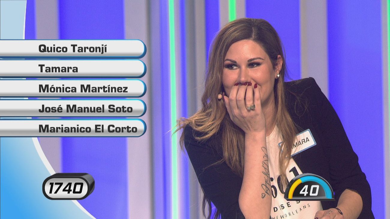 El ataque de risa de Tamara durante la prueba de supuestos en 'Atrápame si puedes Celebrity'