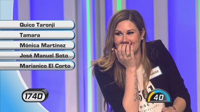 El ataque de risa de Tamara durante la prueba de supuestos en 'Atrápame si puedes Celebrity'