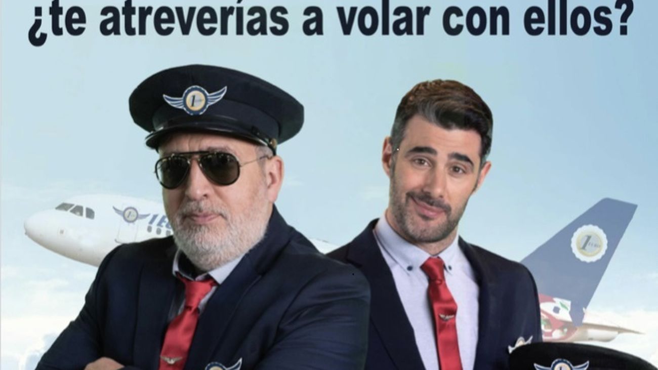 Leo Harlem y David Amor son pilotos del disparatado especial “Mira quien vuela”