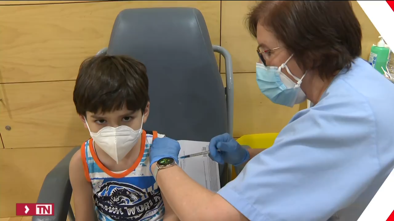 Más de 105.000 menores de 12 años ha recibido  la primera dosis de la vacuna en Madrid