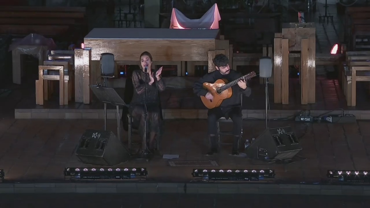 Concierto de Alba Molina desde la parroquia de Nuestra Señora de Guadalupe de Madrid