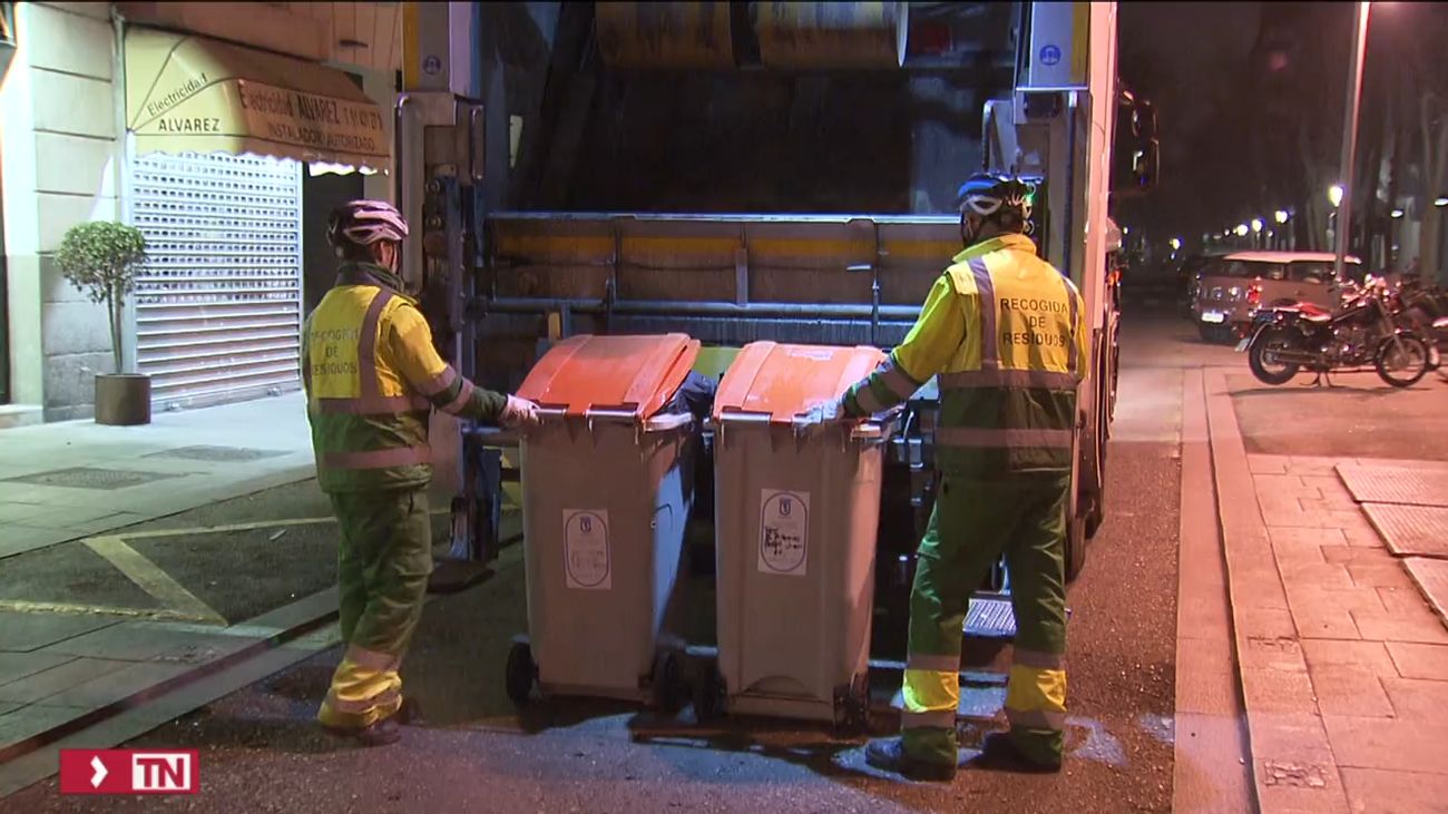 Los días de Nochevieja y Año Nuevo  no se recogerá la basura en Madrid