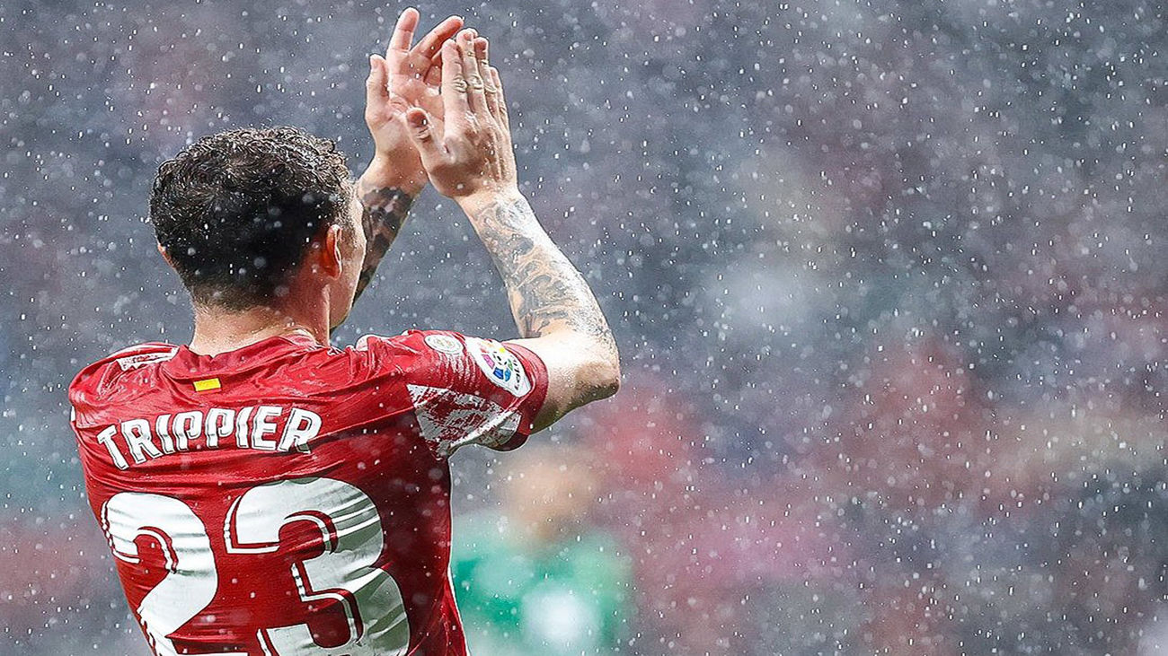 El gesto de Trippier en el Metropolitano que parece una despedida