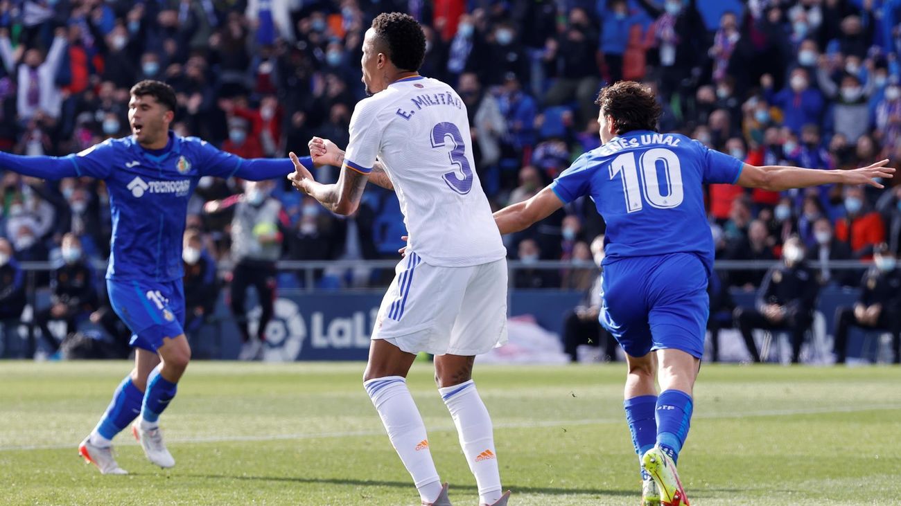 1-0. El Real Madrid sufre ante el Getafe su segunda derrota por un error de Militao