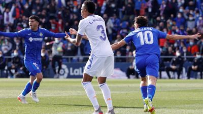 1-0. El Real Madrid sufre ante el Getafe su segunda derrota por un error de Militao