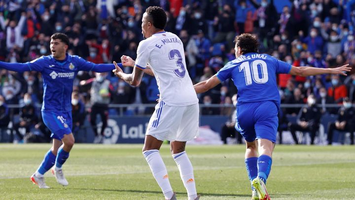 Militao ante el Getafe / EFE