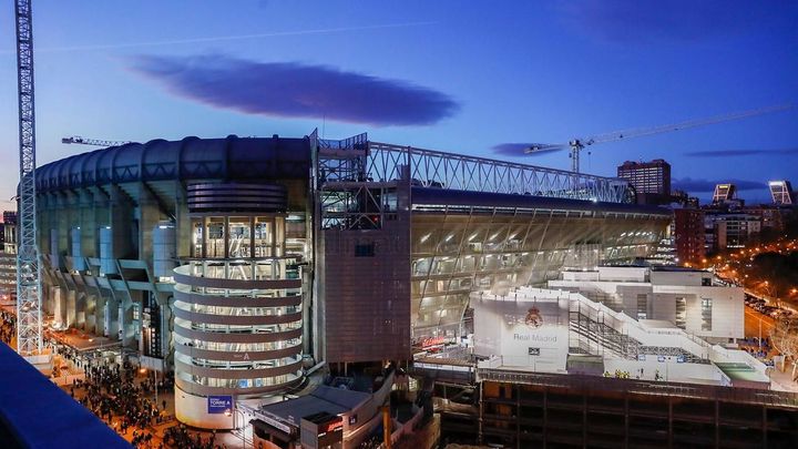 Así se transforma el estadio Santiago Bernabéu