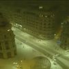 Recordamos en segundos, en 'Timelapse', cómo fue el paso de la nevada Filomena por Madrid
