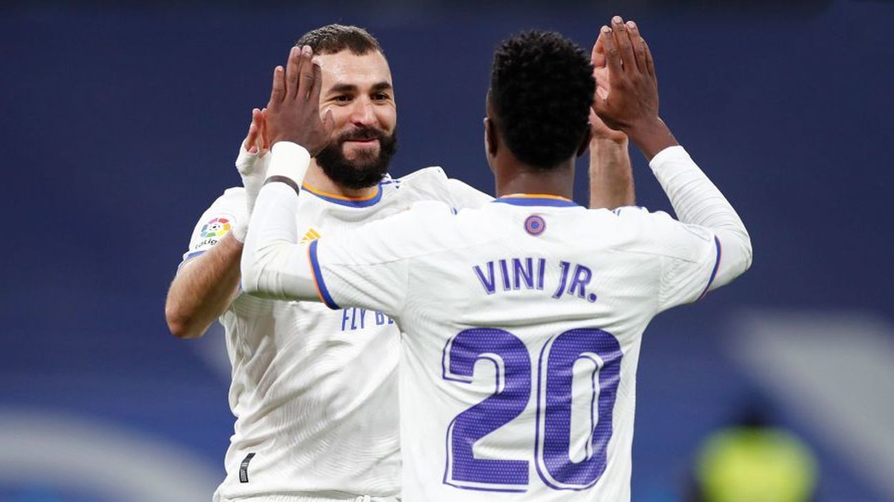 Benzema y Vinicius