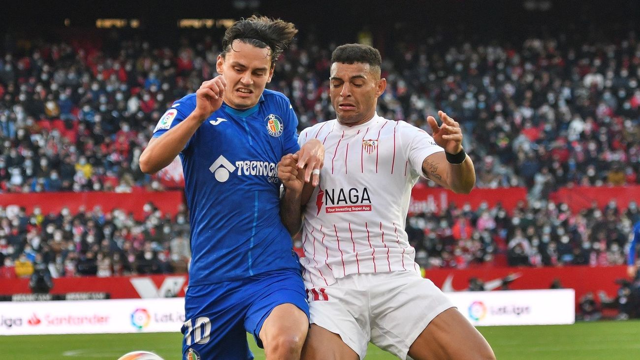 1-0. Un gol de Rafa Mir da el triunfo al Sevilla frente a un buen Getafe