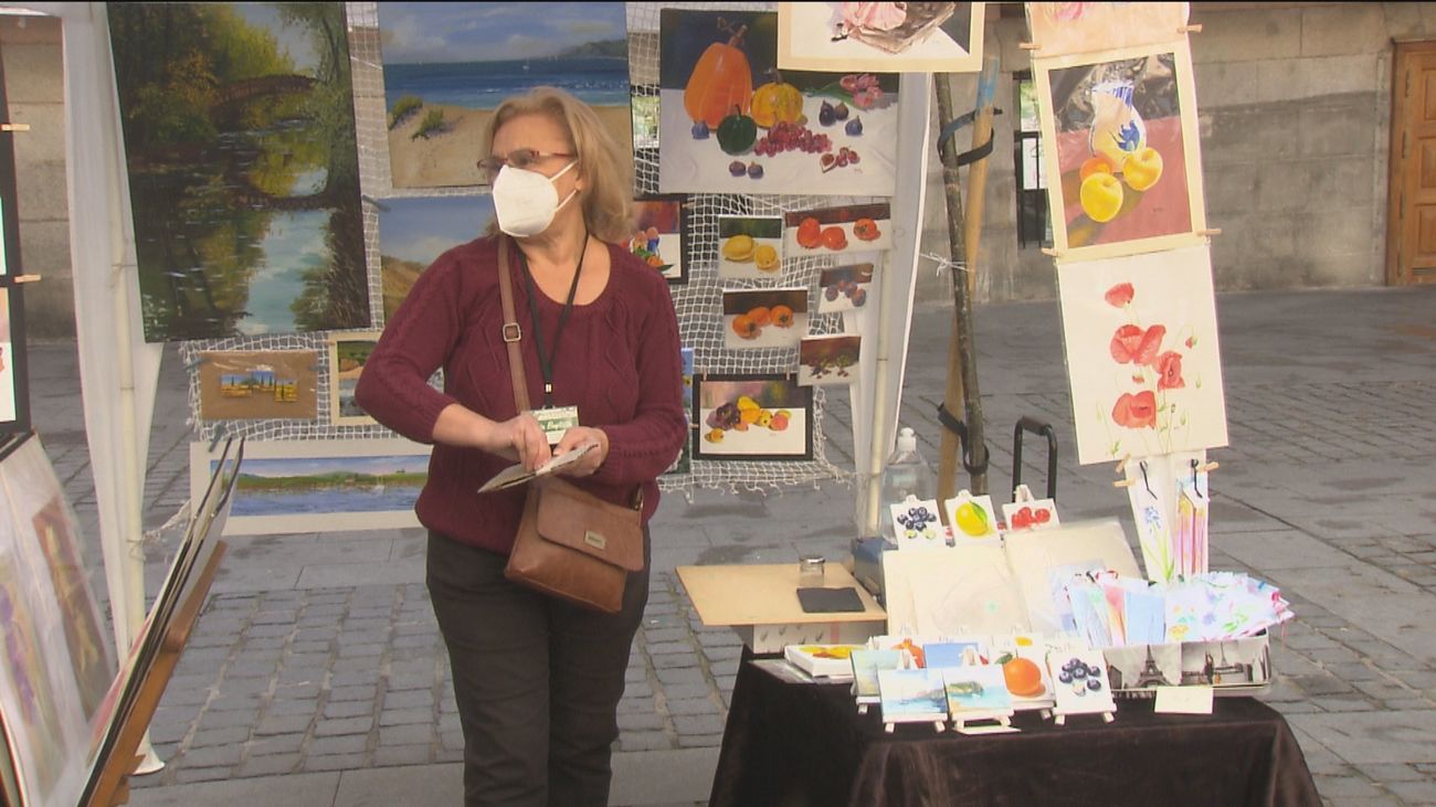 El 'Montmartre' de la Plaza Mayor
