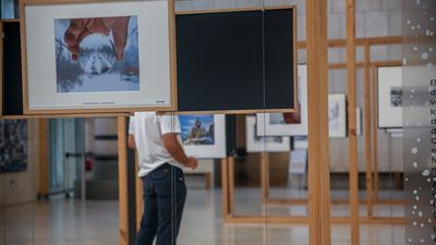 Las mejores fotografías de 'Filomena' se exponen en el Museo de Historia de Madrid